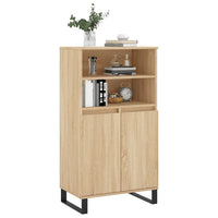 Highboard Sonoma-Eiche 60x36x110 cm Holzwerkstoff