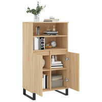 Highboard Sonoma-Eiche 60x36x110 cm Holzwerkstoff