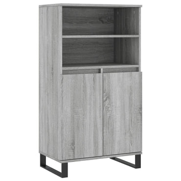 Highboard Grau Sonoma 60x36x110 cm Holzwerkstoff