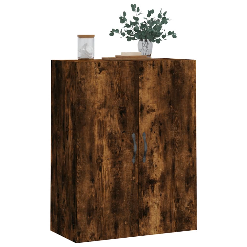 Wandschrank Räuchereiche 69,5x34x90 cm Holzwerkstoff