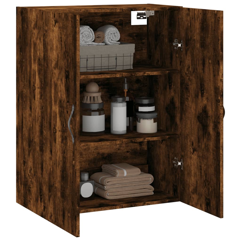 Wandschrank Räuchereiche 69,5x34x90 cm Holzwerkstoff