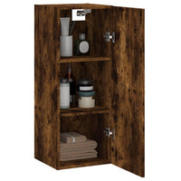 Wandschrank Räuchereiche 34,5x34x90 cm Holzwerkstoff