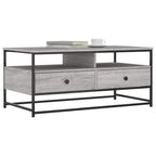 Couchtisch Grau Sonoma 100x51x45 cm Holzwerkstoff