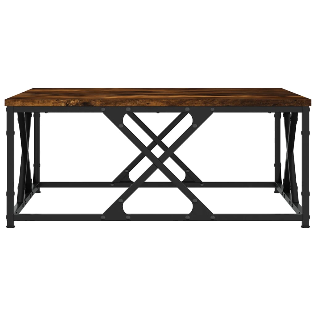Couchtisch Räuchereiche 70x70x30 cm Holzwerkstoff