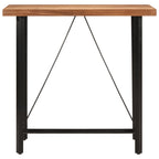 Bartisch 110x55x107 cm Massivholz Akazie und Eisen