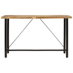 Bartisch 180x70x107 cm Massivholz Mango und Eisen