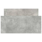 Bettgestell Betongrau 100x200 cm Holzwerkstoff