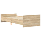 Bettgestell ohne Matratze Sonoma-Eiche 90x190 cm Holzwerkstoff