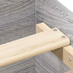 Bettgestell Grau Sonoma 75x190 cm Holzwerkstoff