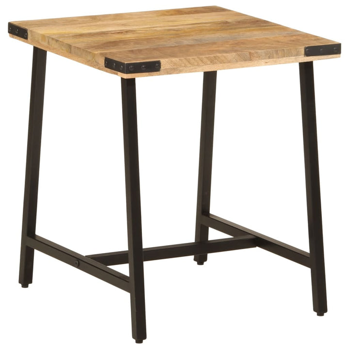 Beistelltisch 45x45x50 cm Massivholz Mango und Eisen