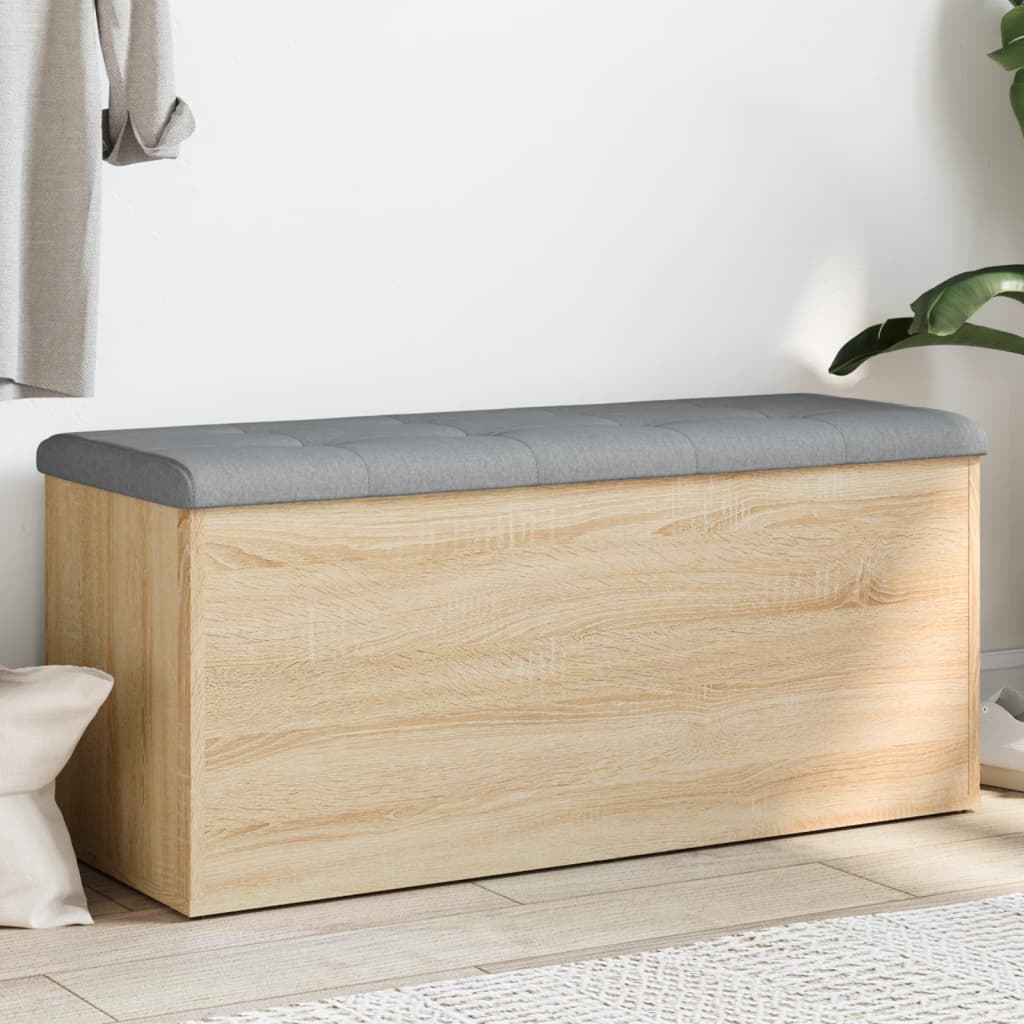 Aufbewahrungsbank Sonoma-Eiche 102 x 42 x 45 cm Holzwerkstoff