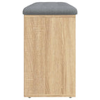 Schuhbank Sonoma-Eiche 102x32x50 cm Holzwerkstoff