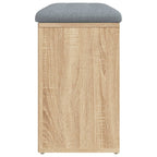 Schuhbank Sonoma-Eiche 82 x 32 x 50 cm Holzwerkstoff