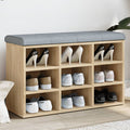 Schuhbank Sonoma-Eiche 82 x 32 x 50 cm Holzwerkstoff