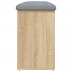 Schuhbank Sonoma-Eiche 102x32x50 cm Holzwerkstoff