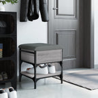 Schuhbank Grau Sonoma 42x42x45 cm Holzwerkstoff