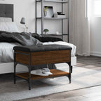 Schuhbank Braun Eichen-Optik 62x42x45 cm Holzwerkstoff