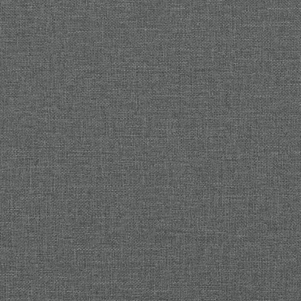 Essbank Dunkelgrau 248x32x45 cm Stahl und Stoff