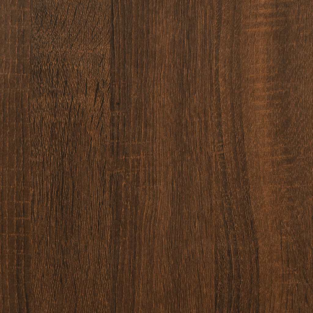 Bücherregal 5 Böden Braun Eiche-Optik 59x35x171cm Holzwerkstoff