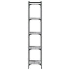 Bücherregal 5 Böden Grau Sonoma 40x30x154 cm Holzwerkstoff