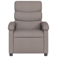 Relaxsessel Taupe Stoff