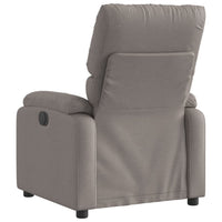 Relaxsessel Taupe Stoff