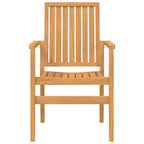 5-tlg. Garten-Essgruppe Massivholz Teak