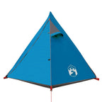 Kuppel-Campingzelt 2 Personen Blau Wasserdicht