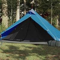 Tipi-Campingzelt 1 Person Blau Wasserdicht