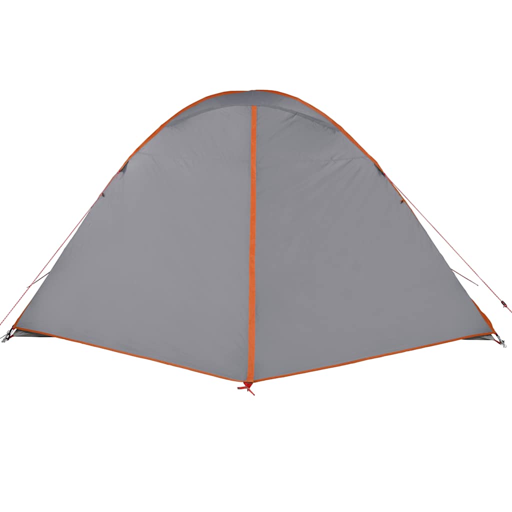 Kuppel-Campingzelt 6 Personen Orange Wasserdicht