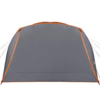 Campingzelt mit Vorzelt 4 Personen Orange Wasserdicht