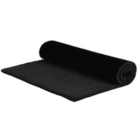 Fußmatte Schwarz 80x100 cm Kokosfaser Getuftet