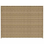 Gartentruhe Beige 984L Poly Rattan