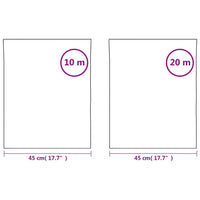 Fensterfolien 3 Stk. Statisch Matt Transparent Weiß PVC