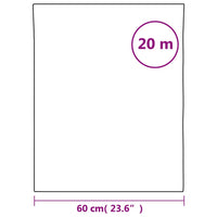 Fensterfolien 5 Stk. Statisch Matt Transparent Weiß PVC