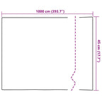 Fensterfolien 2 Stk. Matt Bambus-Muster PVC