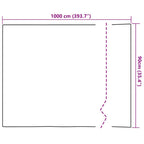 Fensterfolien 2 Stk. Matt Blumenmuster PVC
