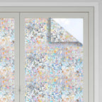 Fensterfolien 5 Stk. Matt 3D Regenbogen-Muster PVC