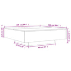 Couchtisch Sonoma-Eiche 100x100x31 cm Holzwerkstoff