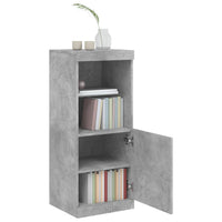 Sideboard mit LED-Leuchten Betongrau 41x37x100 cm