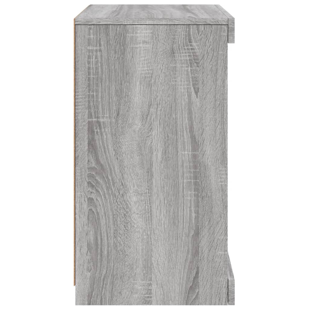 Sideboard mit LED-Leuchten Grau Sonoma 41x37x67 cm