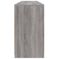 Sideboard mit LED-Leuchten Grau Sonoma 162x37x67 cm