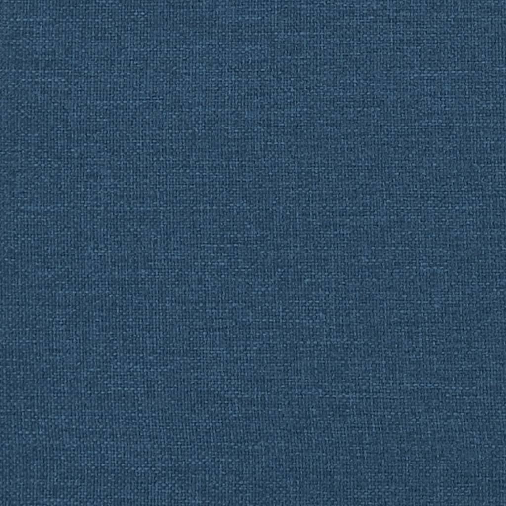 Kopfteil-Kissen Blau 90 cm Stoff