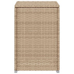 Propan-Tank-Verstecktisch Beige 40x40x60 cm Poly Rattan