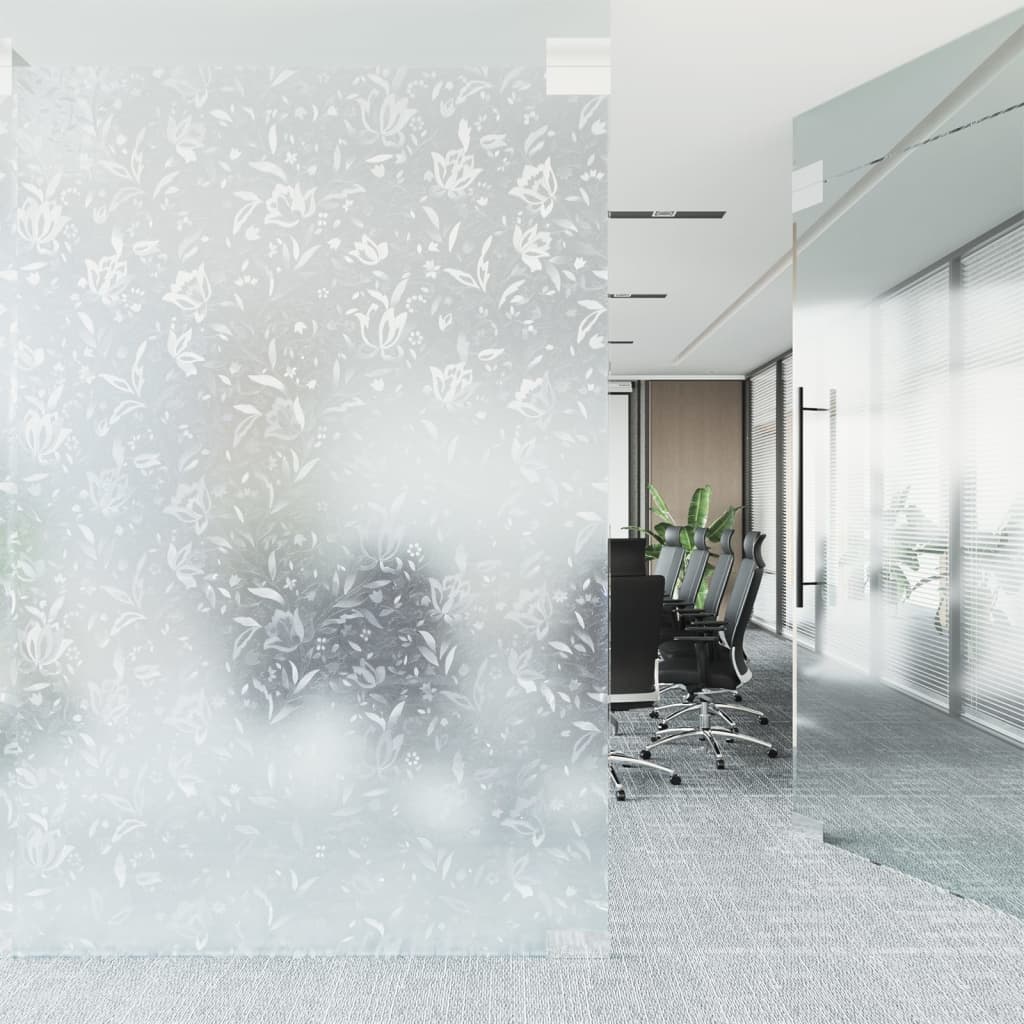 Fensterfolie Matt Blumenmuster 60x500 cm PVC