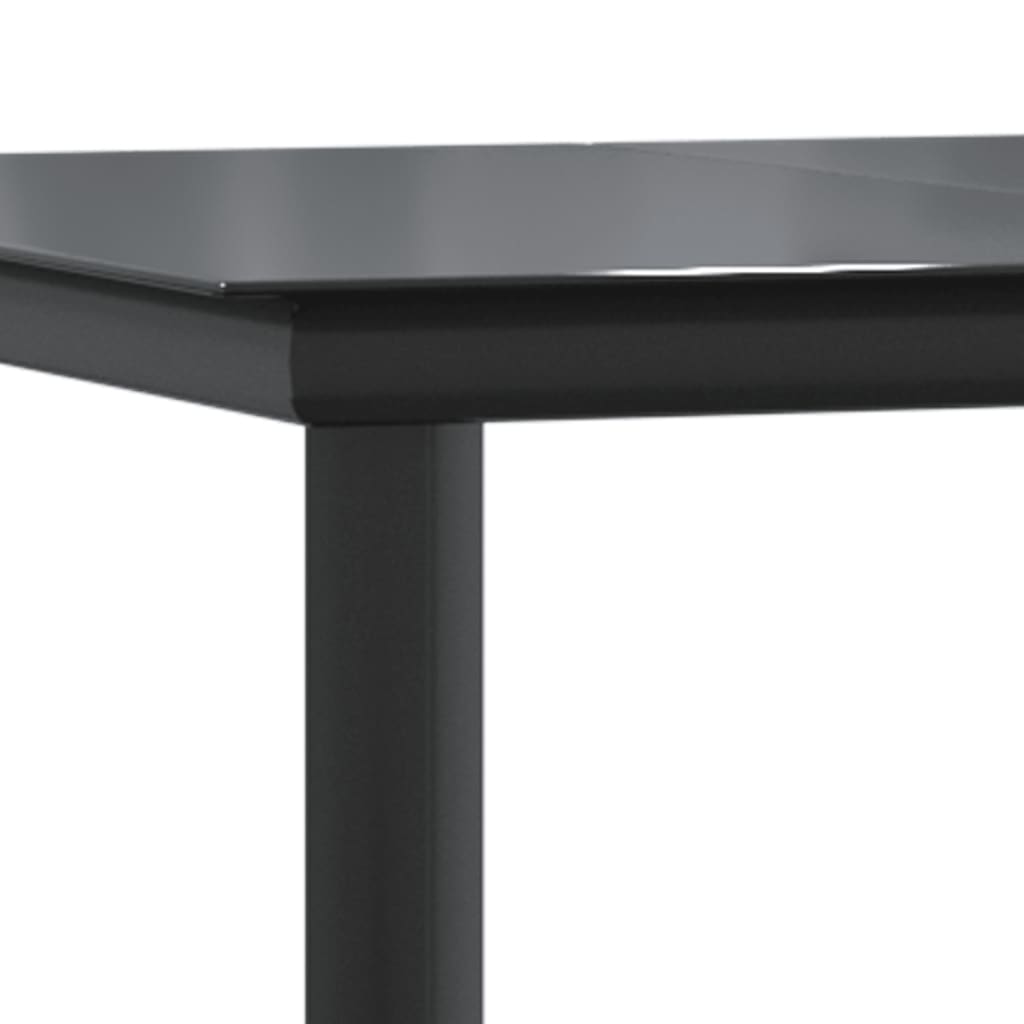 7-tlg. Garten-Essgruppe mit Kissen Braun Poly Rattan