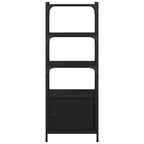 Bücherregal 3 Fächer Schwarz 41x30x109,5 cm Holzwerkstoff
