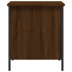 Sitzbank mit Stauraum Braun Eichen-Optik 40x42,5x50 cm Holzwerkstoff
