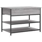 Schuhbank Grau Sonoma 70x42,5x50 cm Holzwerkstoff
