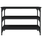 Schuhbank Schwarz 70x38,5x49 cm Holzwerkstoff
